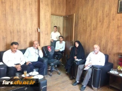جلسه دیدار دکتر افلاکی فرد ریاست دانشگاه فرهنگیان فارس با پرسنل مدیریت امور پردیس های دانشگاه  5
