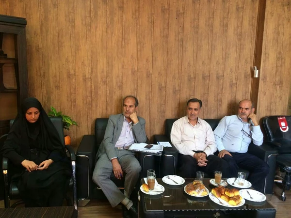 جلسه دیدار دکتر افلاکی فرد ریاست دانشگاه فرهنگیان فارس با پرسنل مدیریت امور پردیس های دانشگاه  5