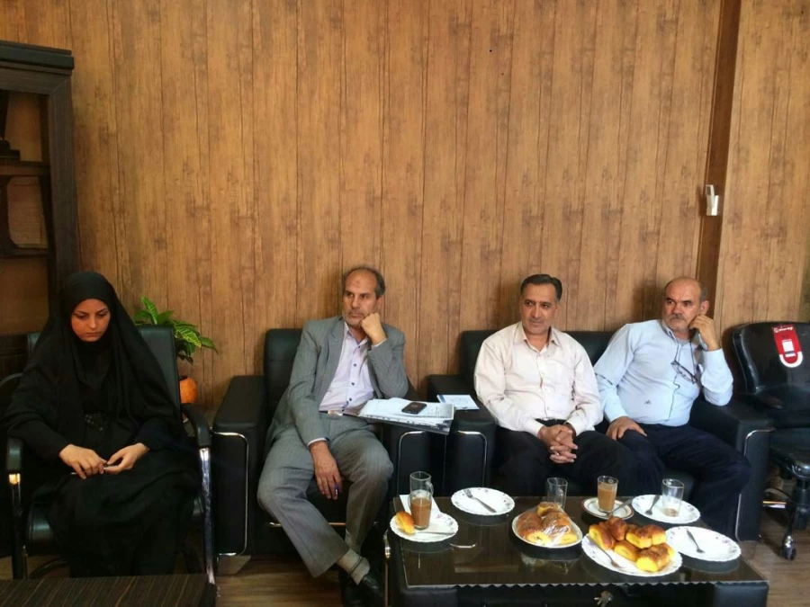 جلسه دیدار دکتر افلاکی فرد ریاست دانشگاه فرهنگیان فارس با پرسنل مدیریت امور پردیس های دانشگاه  5