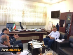 دیدار دکتر افلاکی فرد رئیس دانشگاه فرهنگیان فارس با جناب اقای رضائی معاون استاندار  3