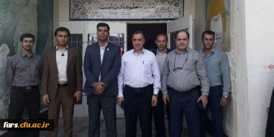 بازدید جناب آقای دکتر افلاکی فرد از واحد آموزش عالی شهید مطهری فارس