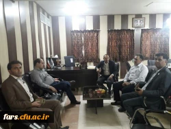بازدید جناب آقای دکتر افلاکی فرد از واحد آموزش عالی شهید مطهری فارس 4