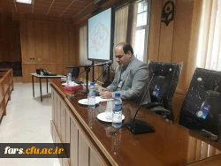 اولین نشست صمیمی جناب آقای دکتر افلاکی فرد مدیریت دانشگاه فرهنگیان فارس با تمامی پرسنل پردیس ها و مراکز  2