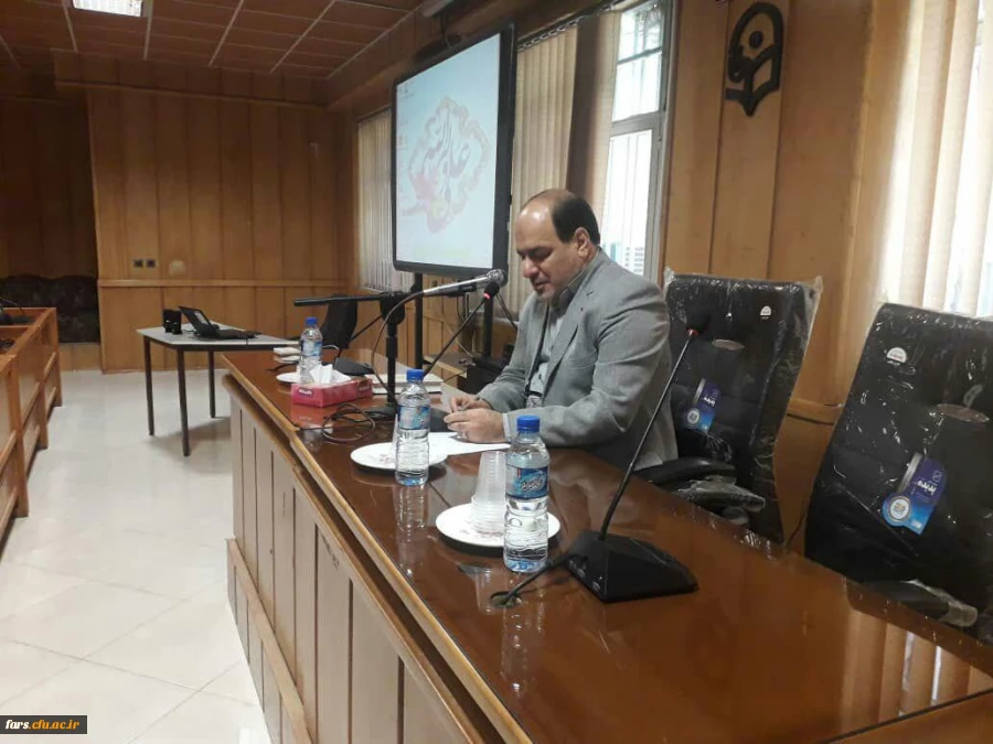 اولین نشست صمیمی جناب آقای دکتر افلاکی فرد مدیریت دانشگاه فرهنگیان فارس با تمامی پرسنل پردیس ها و مراکز  2