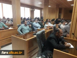 اولین نشست صمیمی جناب آقای دکتر افلاکی فرد مدیریت دانشگاه فرهنگیان فارس با تمامی پرسنل پردیس ها و مراکز  4