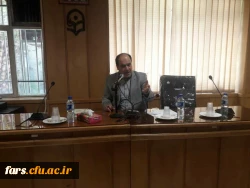 اولین نشست صمیمی جناب آقای دکتر افلاکی فرد مدیریت دانشگاه فرهنگیان فارس با تمامی پرسنل پردیس ها و مراکز  7