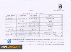 تقویم آموزشی سال تحصیلی 99-1398 دانشگاه فرهنگیان در مقاطع مختلف تحصیلی 2