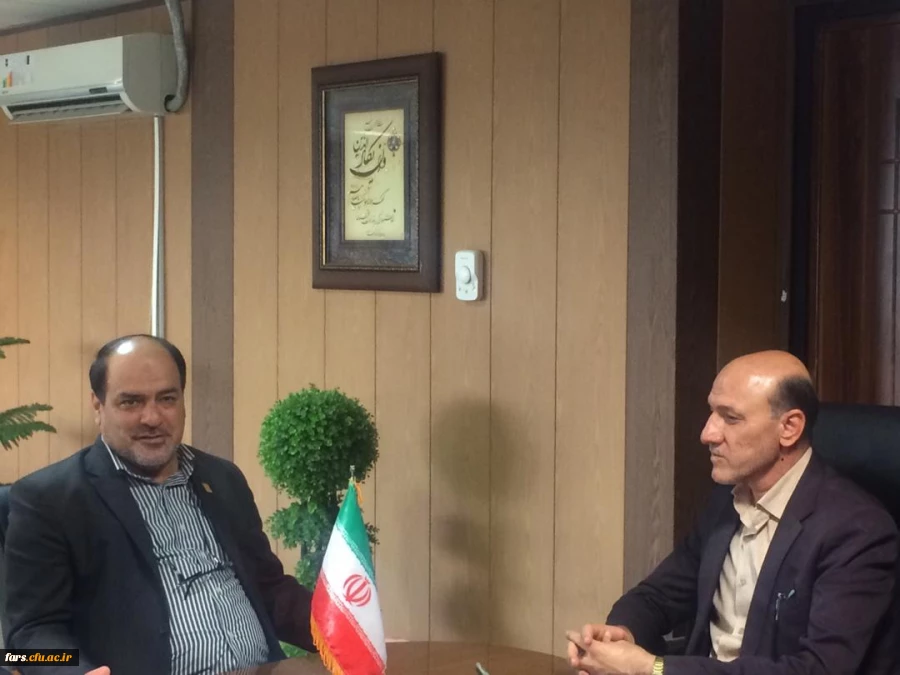 دیدار ریاست دانشگاه فرهنگیان فارس با فرماندار محترم شیراز 2