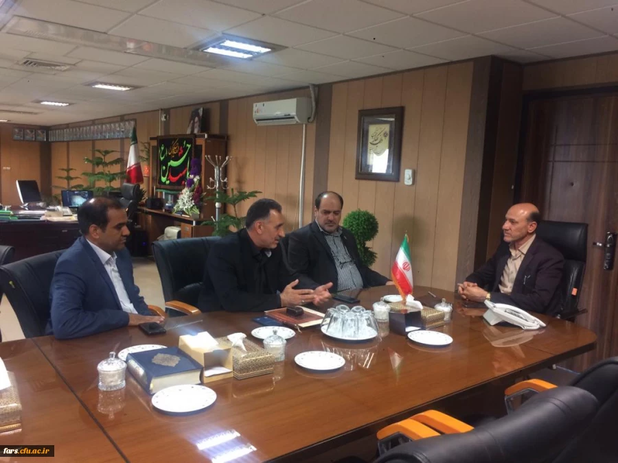 دیدار ریاست دانشگاه فرهنگیان فارس با فرماندار محترم شیراز 6