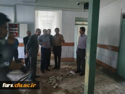 بازدید جناب آقای دکتر افلاکی فرد از روند آماده سازی عمرانی بلوکهای مرکز شهید مطهری آباریک 2