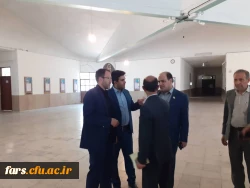 بازدید جناب آقای دکتر افلاکی فرد از روند آماده سازی عمرانی بلوکهای مرکز شهید مطهری آباریک 3