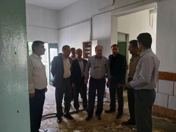 بازدید جناب آقای دکتر افلاکی فرد از روند آماده سازی عمرانی بلوکهای مرکز شهید مطهری آباریک 5