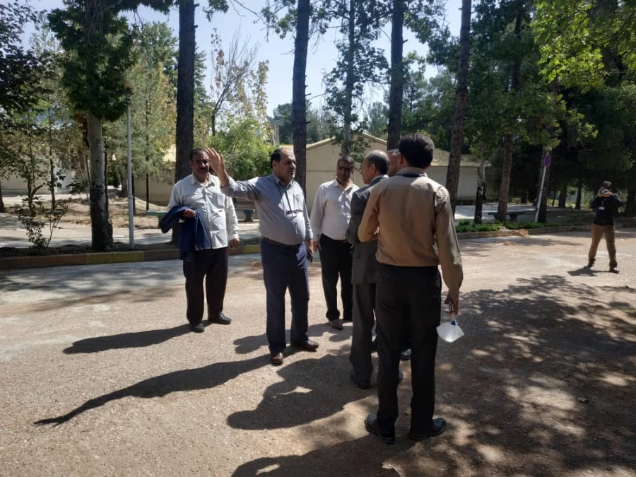 بازدید جناب آقای دکتر افلاکی فرد از روند آماده سازی عمرانی بلوکهای مرکز شهید مطهری آباریک 6