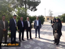 بازدید مدیر امور پردیس های دانشگاه فرهنگیان استان  فارس از مرکز آموزش عالی زینب کبری (س) کازرون 16
