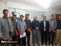 بازدید مدیر امورپردیس های دانشگاه فرهنگیان استان فارس از مرکز شهید بهشتی اقلید  2