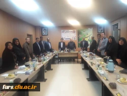 بازدید مدیر امورپردیس های دانشگاه فرهنگیان استان فارس از مرکز شهید بهشتی اقلید  2