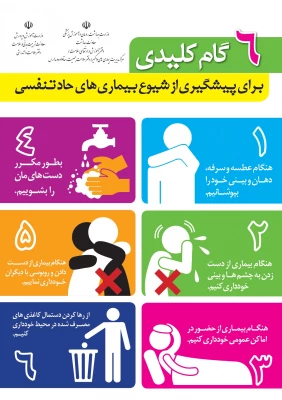 6گام کلیدی پیشگیری ازعفونتهای حادتنفسی