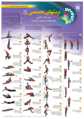 پوستر های ورزشی با قابلین انجام در محیط منزل 4