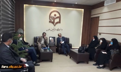 نشست  مدیر امور پردیس های دانشگاه فرهنگیان استان فارس با مدیر کل آموزش و پرورش فارس
