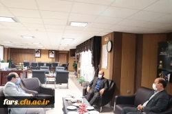 دیدار مدیر امور پردیس های دانشگاه استان فارس  با فرماندار شیراز   2