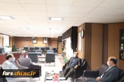 دیدار مدیر امور پردیس های دانشگاه استان فارس  با فرماندار شیراز   4