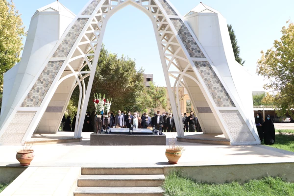 مراسم نمادیین آیین بازگشایی دانشگاه فرهنگیان در استان فارس 21