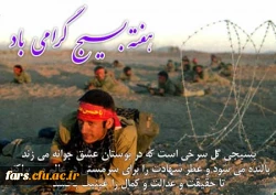 پیام تبریک مدیر امور پردیس های دانشگاه فرهنگیان فارس به مناسبت هفته بسیج 2