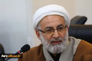 جلسه سخنرانی با موضوع :عناصر ومولفه های مدیریت وحیانی   با سخنرانی حجة الاسلام والمسلمین ولی الله نقی پور فرد در دانشگاه فرهنگیان فارس برگزار گردید 