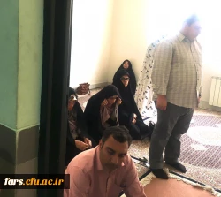 جلسه تقدیر از زحمات همکار گرامی جناب آقای منصور رئیسی بخاطر برپایی منظم نماز جماعت در مدیریت امور پردیس های استان فارس 6