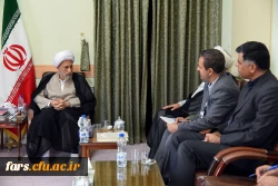 دیدار مسولان  دانشگاه فرهنگیان استان فارس با امام جمعه شیراز و نمانیده ولی فقیه در استان فارس 6