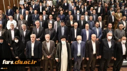 در مراسمی با حضور رئیس جمهور از اعضای هیئت علمی و دانشجویان نمونه کشوری تجلیل شد 5