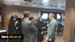 دیدار عیدانه مدیرکل آموزش و پرورش فارس و ریاست دانشگاه فرهنگیان استان فارس با دانشجو معلمان دانشگاه فرهنگیان استان فارس 4