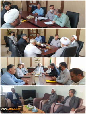 بررسی مشکلات فضا دانشگاه فرهنگیان استان فارس در جلسات متعدد با حضور مشاور محترم رییس دانشگاه فرهنگیان کشور