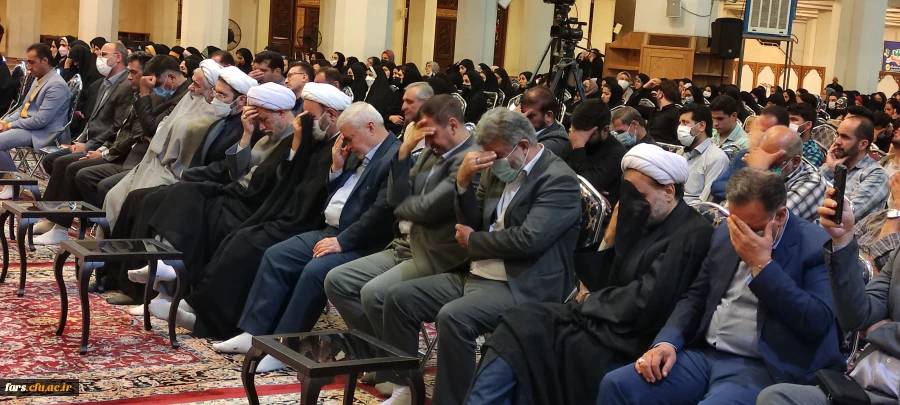 حضور و همچنین مداحی جناب آقای حاج سعید حدادیان  در مراسم اختتامیه دوره تابستانه امید، مهارت و باورمندی دانشگاه فرهنگیان فارس 4