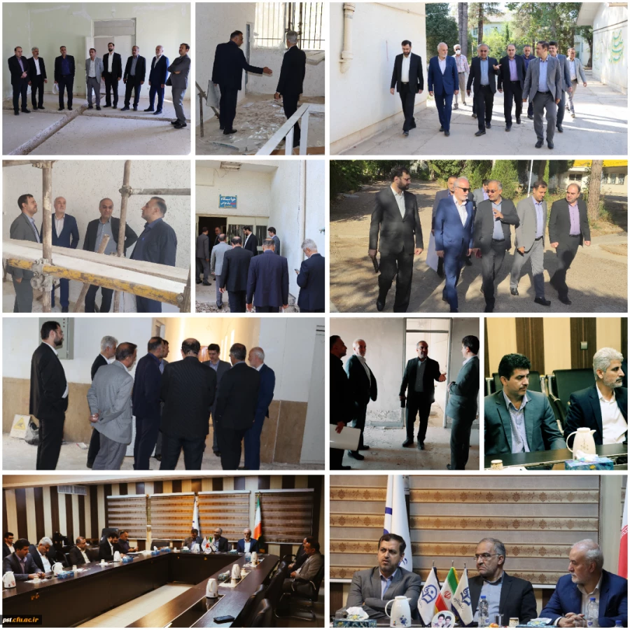 بازدید مسئولین استان از مرکز شهید مطهری شیراز 3