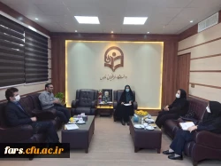 برگزاری جلسه تمدید تفاهم نامه همکاری مشترک گروه بهبود تغذیه جامعه دانشگاه علوم پزشکی شیراز و دانشگاه فرهنگیان فارس 2