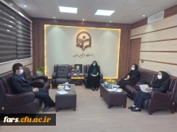 برگزاری جلسه تمدید تفاهم نامه همکاری مشترک گروه بهبود تغذیه جامعه دانشگاه علوم پزشکی شیراز و دانشگاه فرهنگیان فارس 3