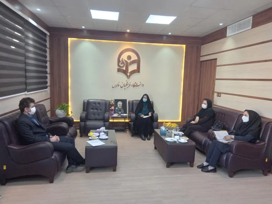 برگزاری جلسه تمدید تفاهم نامه همکاری مشترک گروه بهبود تغذیه جامعه دانشگاه علوم پزشکی شیراز و دانشگاه فرهنگیان فارس 3