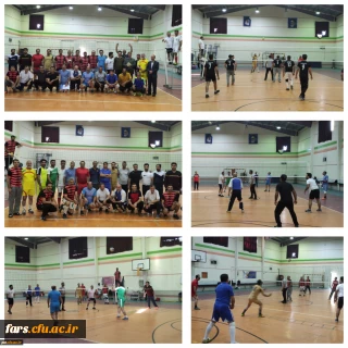  برگزاری مسابقه والیبال به مناسبت گرامیداشت هفته بسیج  در دانشگاه فرهنگیان فارس 