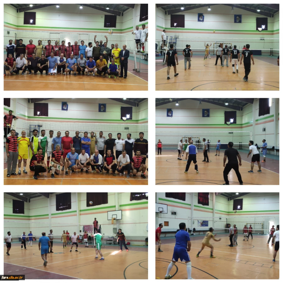  برگزاری مسابقه والیبال به مناسبت گرامیداشت هفته بسیج  در دانشگاه فرهنگیان فارس  2