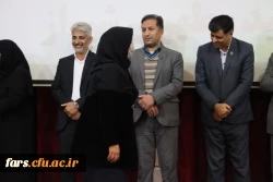 مراسم جشن هفته پژوهش با حضور مسئولین، اساتید و کارکنان و دانشجویان دانشگاه فرهنگیان فارس در مرکز شهید مطهری برگزار گردید. 7