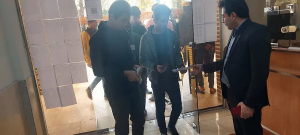 بازدید از امتحانات پایان نیمسال اول سال تحصیلی 1402-1401 8