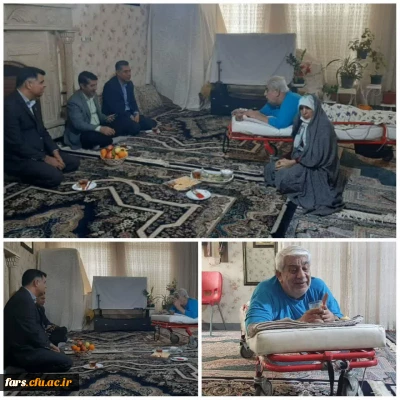 دیدار با جانباز قهرمان دفاع مقدس
به مناسبت ولادت حضرت ابوالفضل علیهالسلام و روز جانباز