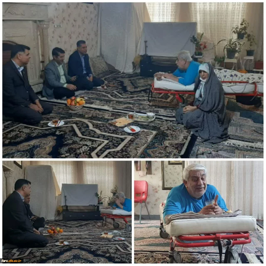 دیدار با جانباز قهرمان دفاع مقدس
به مناسبت ولادت حضرت ابوالفضل علیهالسلام و روز جانباز 2