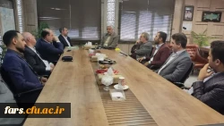 دیدار و گفتگوی مدیریت دانشگاه فرهنگیان استان فارس با مدیرعامل شرکت عمران و توسعه شهر صدرا 2