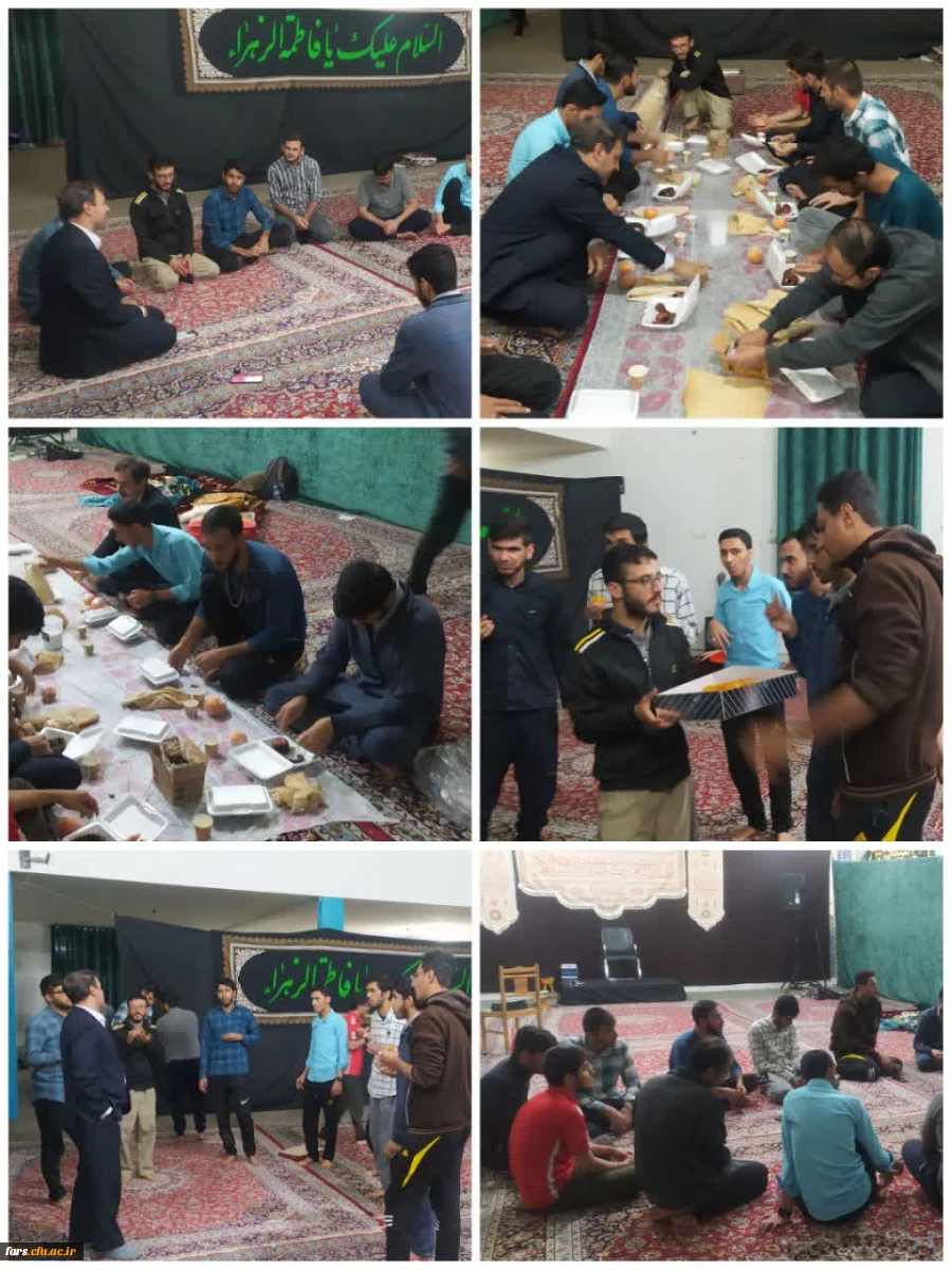 حضور مدیریت دانشگاه فرهنگیان استان فارس در جمع دانشجو معلمان معتکف دانشگاه فرهنگیان استان فارس در مسجد حضرت علی اصغر (ع) مرکز شهید مطهری شیراز 2