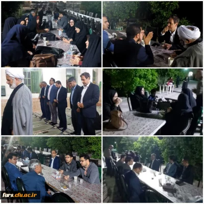 نشست هم اندیشی اساتید دانشگاه فرهنگیان مرکز زینب کبری (س)کازرون با حضور زارع شیبانی مدیریت دانشگاه فرهنگیان استان فارس و حجت الاسلام جعفری مسول دفتر نهاد نمایندگی مقام معظم رهبری در دانشگاه فرهنگیان استان فارس