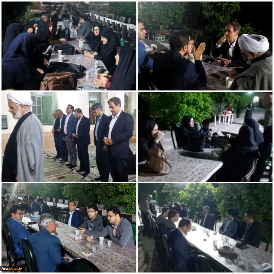 نشست هم اندیشی اساتید دانشگاه فرهنگیان مرکز زینب کبری (س)کازرون با حضور زارع شیبانی مدیریت دانشگاه فرهنگیان استان فارس و حجت الاسلام جعفری مسول دفتر نهاد نمایندگی مقام معظم رهبری در دانشگاه فرهنگیان استان فارس 2