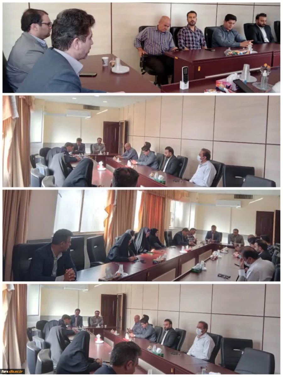برگزاری جلسه شورای کارکنان مدیریت دانشگاه فرهنگیان استان فارس 2