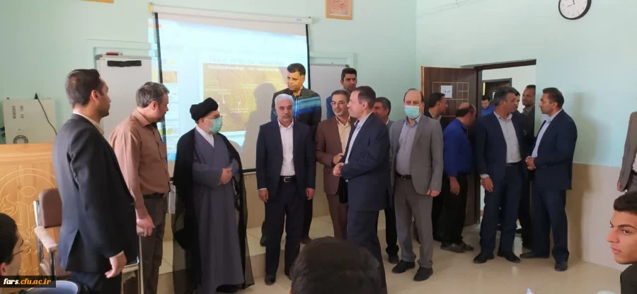 در هفتم بزرگداشت مقام معلم صورت گرفت:
حضور حجت الاسلام موسوی مدیرکل دادگستری استان فارس به همراه دادستان شیراز و معاونین دادگستری استان تهران در دانشگاه فرهنگیان فارس و تبریک هفته معلم به همکاران،اساتید و دانشجو معلمان 2